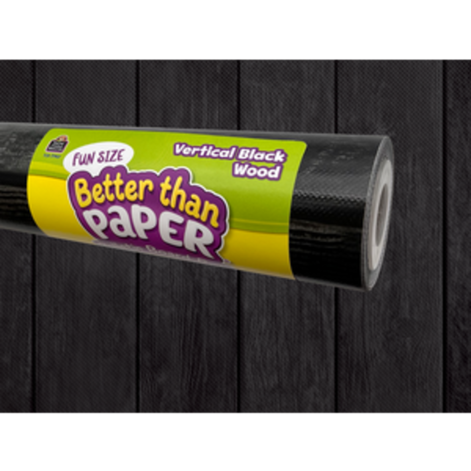 Teacher Created Resources Fun Size Vertical Black Wood Better Than Paper Bulletin Board Roll [TCR77907]