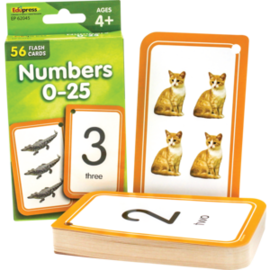 Teacher Created Resources Numbers 0-25 Flash Cards