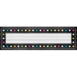Teacher Created Resources Chalkboard Brights Flat Name Plates