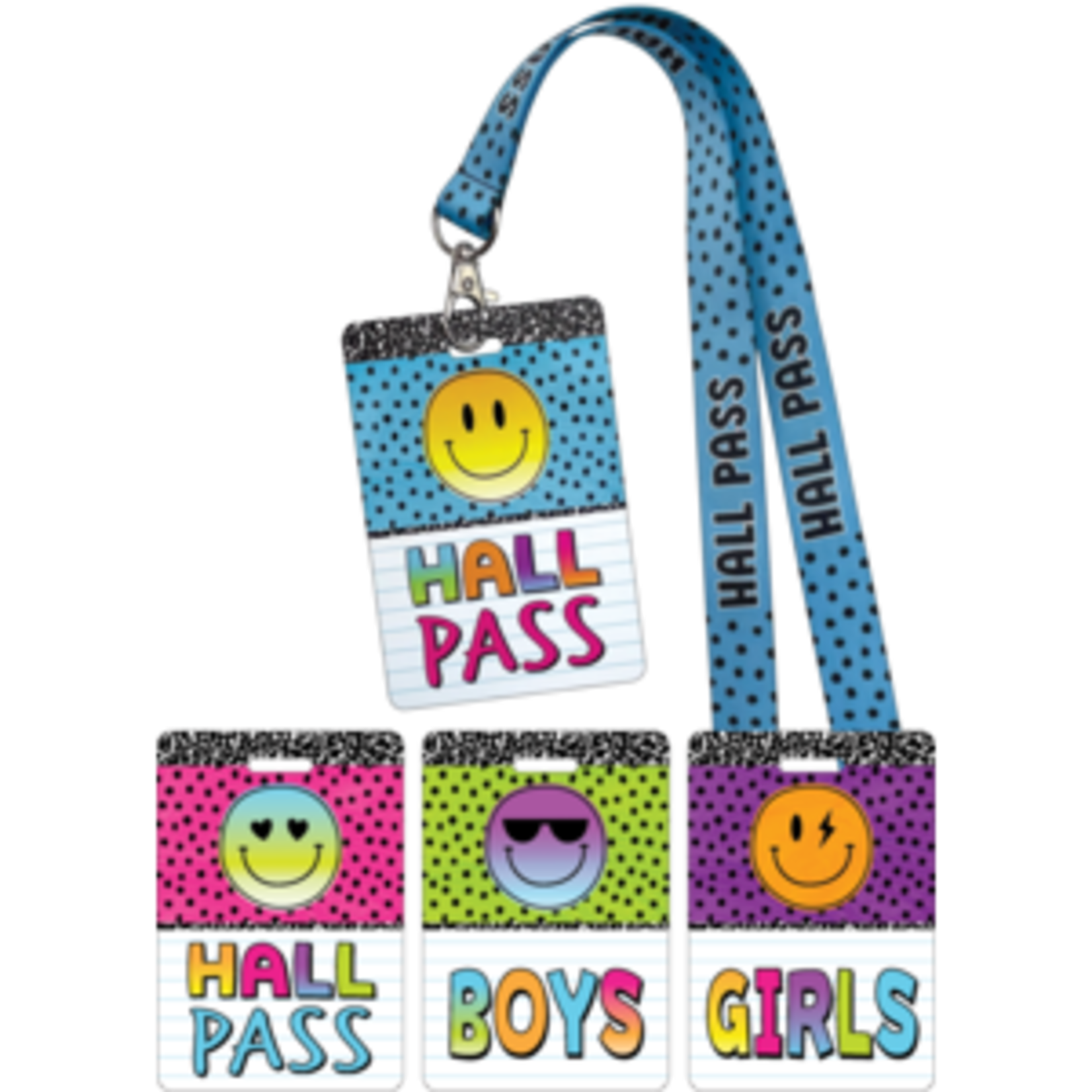 Teacher Created Resources Brights 4Ever Hall Pass Lanyards [TCR20322]