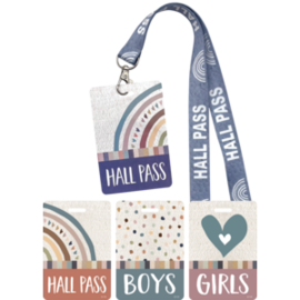 Teacher Created Resources Everyone is Welcome Hall Pass Lanyards