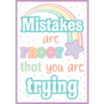 Teacher Created Resources Mistakes Are Proof That You Are Trying Positive Poster [TCR7477]