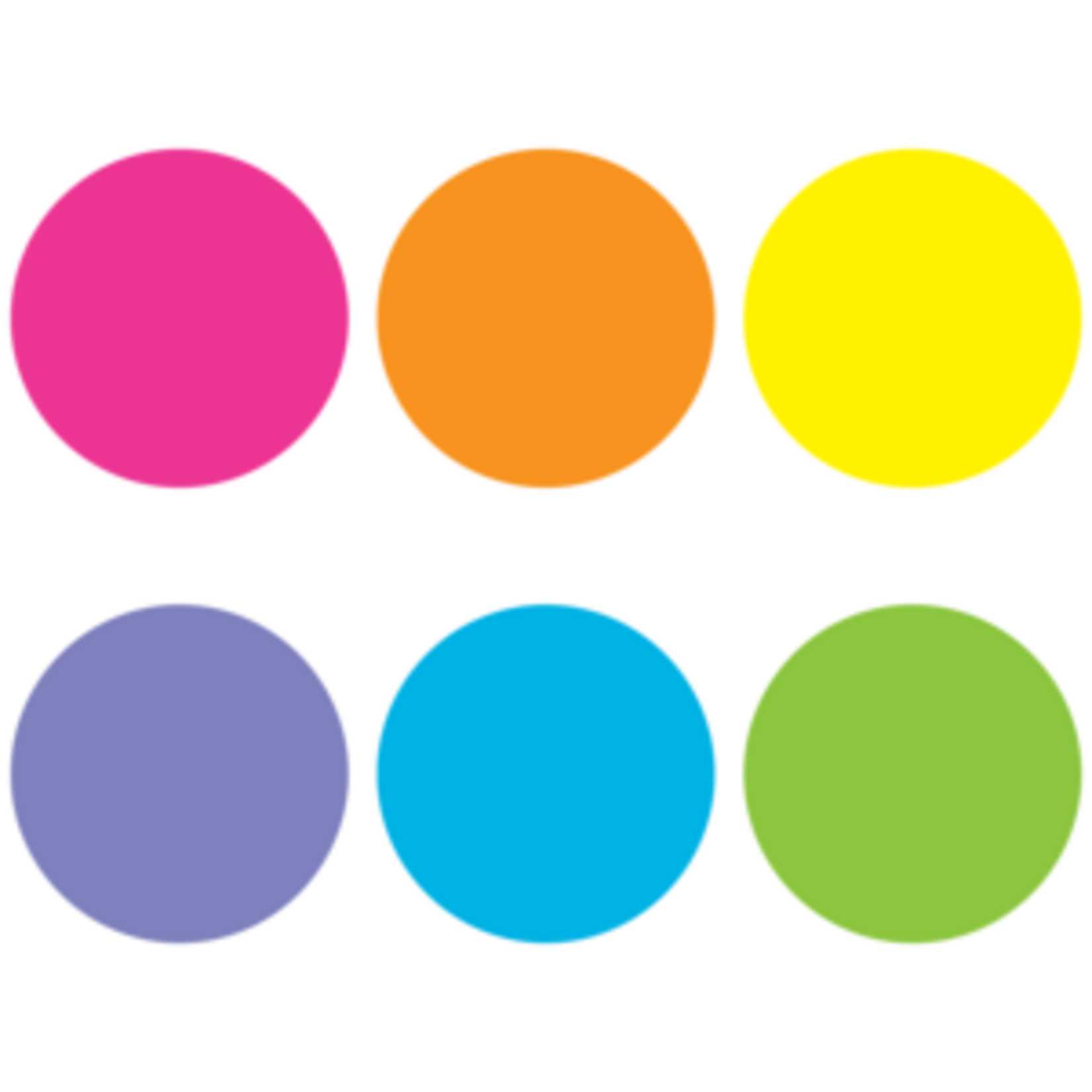 Teacher Created Resources Spot On Carpet Markers Bright Circles - 7" [TCR77000]