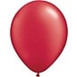 Qualatex Pearl Ruby Red Latex Balloons 100 Count by Qualatex