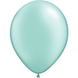 Qualatex Pearl Mint Green Latex Balloons 100 Count by Qualatex