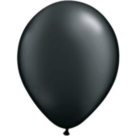 Qualatex Pearl Onyx Black Latex Balloons 100 Count by Qualatex