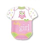 Baby Girl Onesie 24 Inch Foil Mylar Balloon