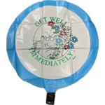 Classic Balloon Corporation Get Well Immediately 18 Inch Foil Mylar Balloon [70820]