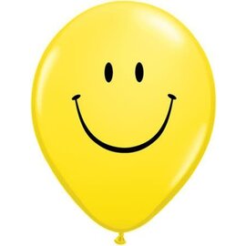 Qualatex Smile Face Yellow Latex Balloons 50 Count by Qualatex