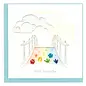 QUILLING CARDS, INC Quilled Rainbow Bridge Pet Sympathy Card