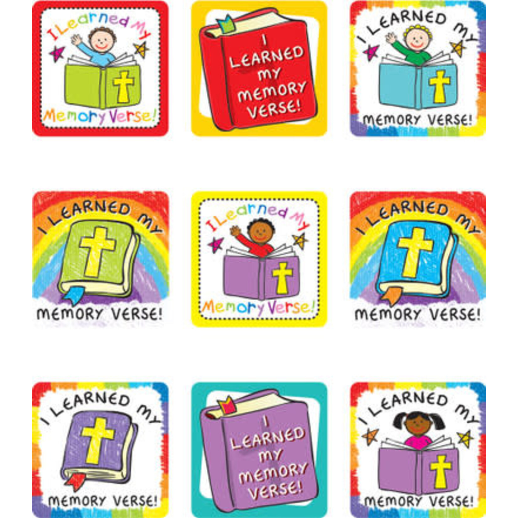 Carson-Dellosa Publishing Group I Learned My Memory Verse! Scripture Stickers [CD168171]