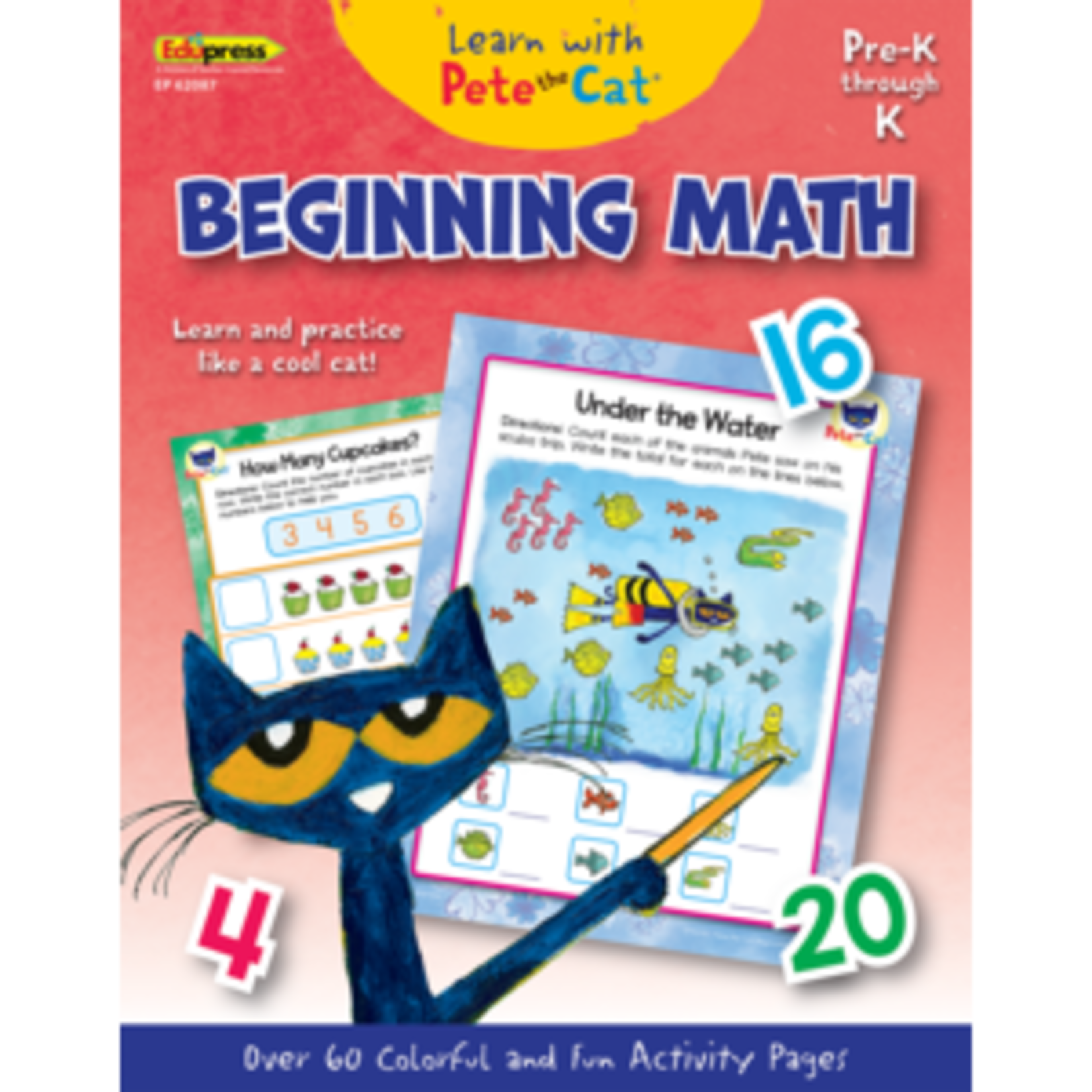 Teacher Created Resources Learn with Pete the Cat: Beginning Math [TCR62087]