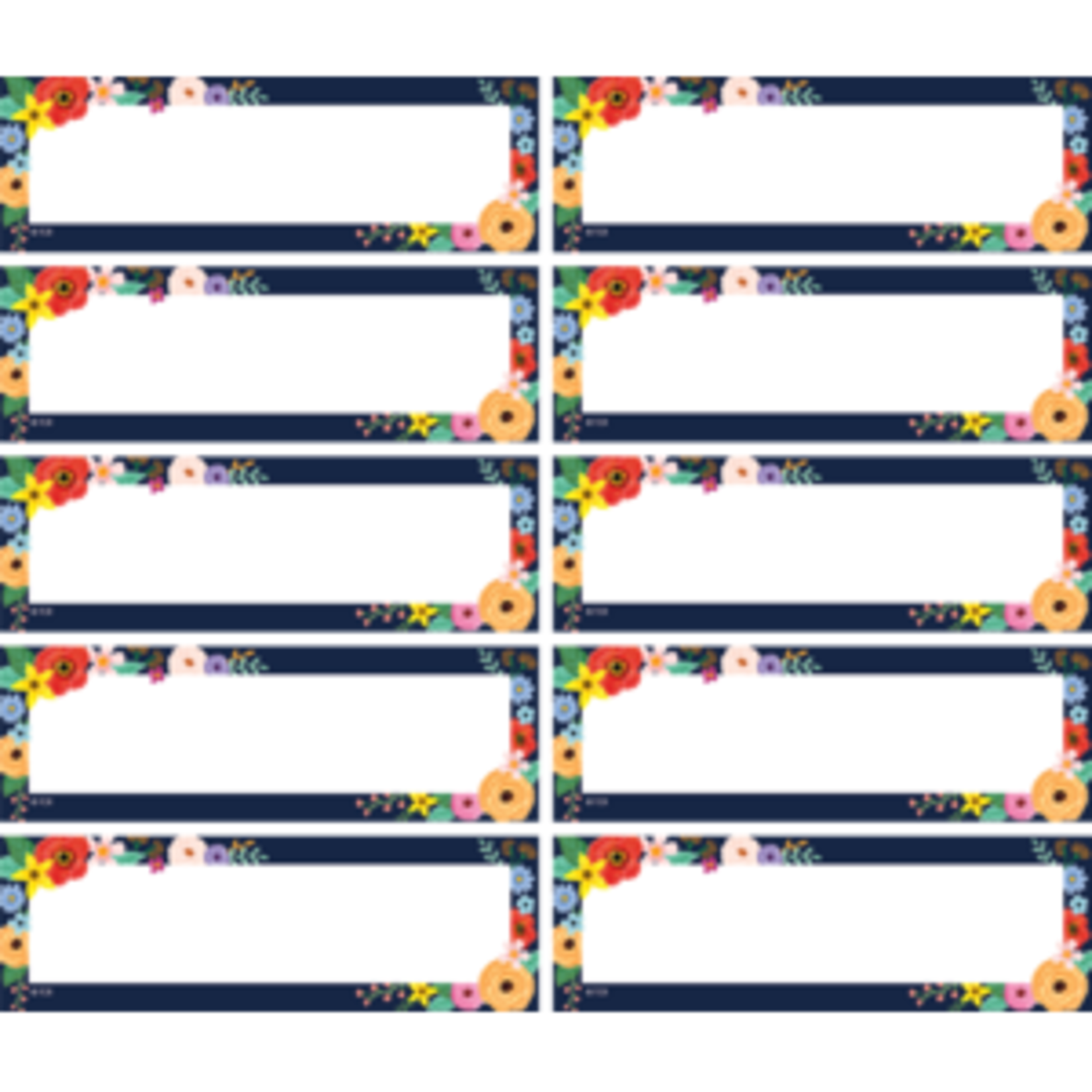 Teacher Created Resources Wildflowers Labels Magnetic Accents [TCR77064]
