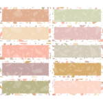 Teacher Created Resources Terrazzo Tones Labels Magnetic Accents [TCR77066]