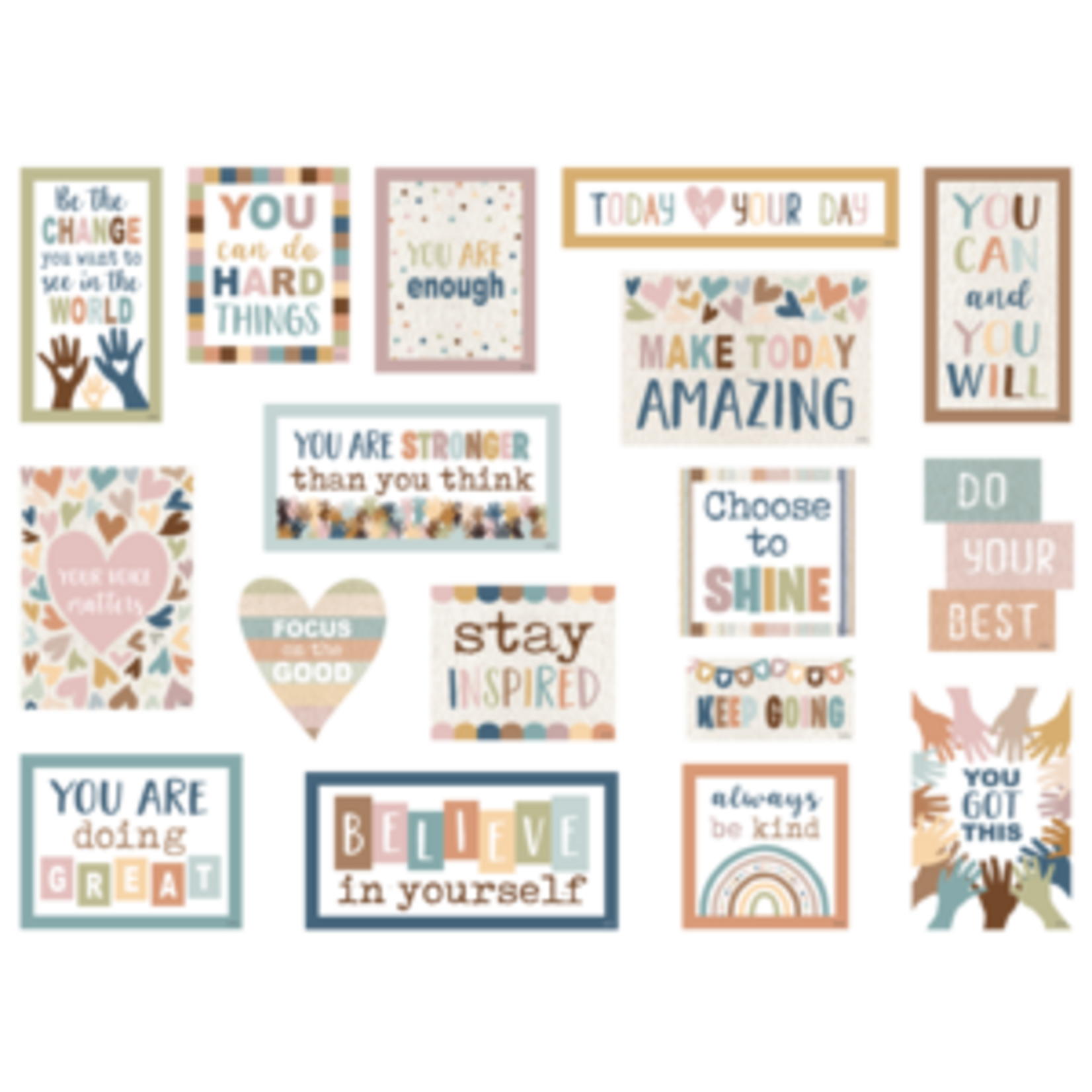 Teacher Created Resources Everyone is Welcome Magnetic Positive Sayings [TCR77590]