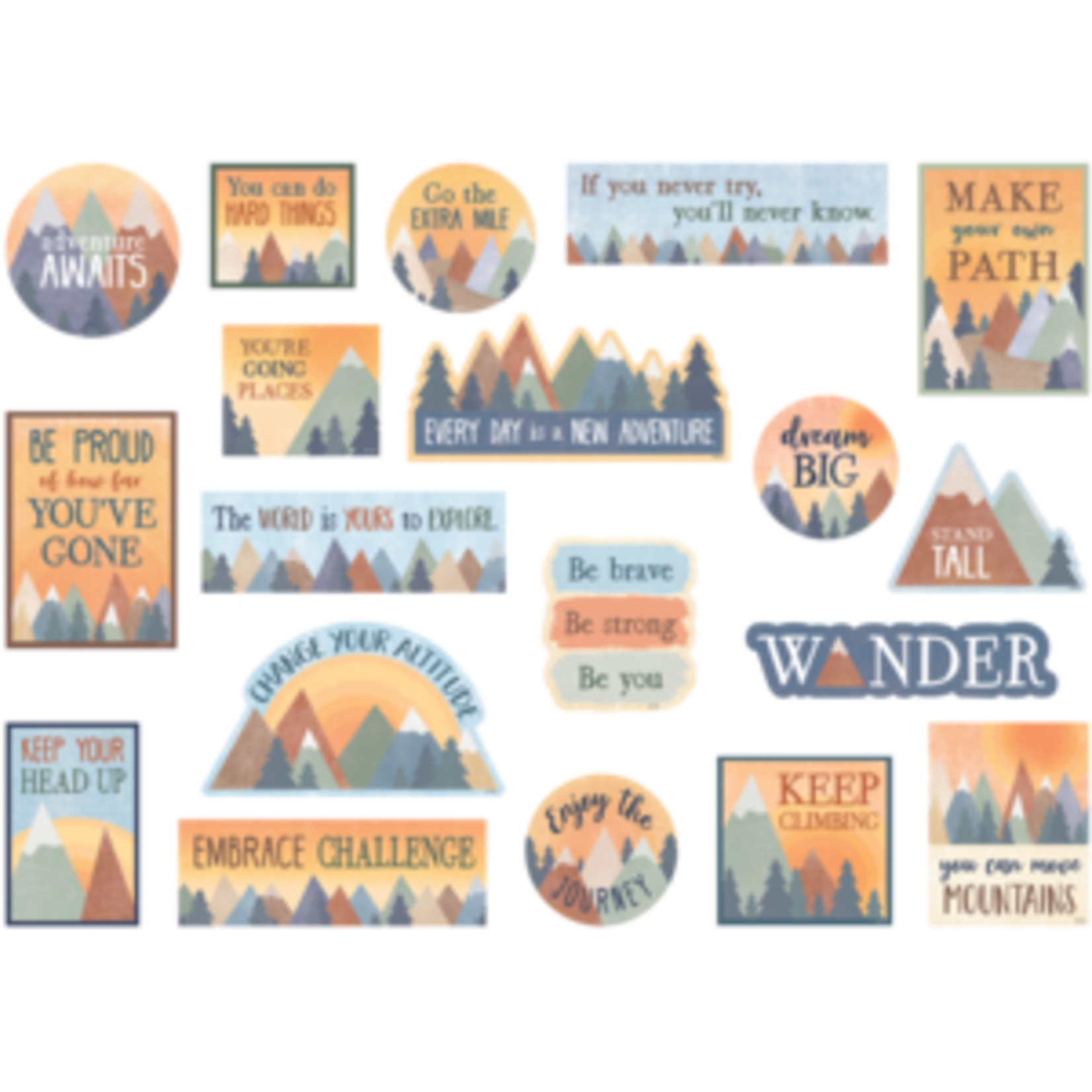 Teacher Created Resources Moving Mountains Magnetic Positive Sayings [TCR77591]