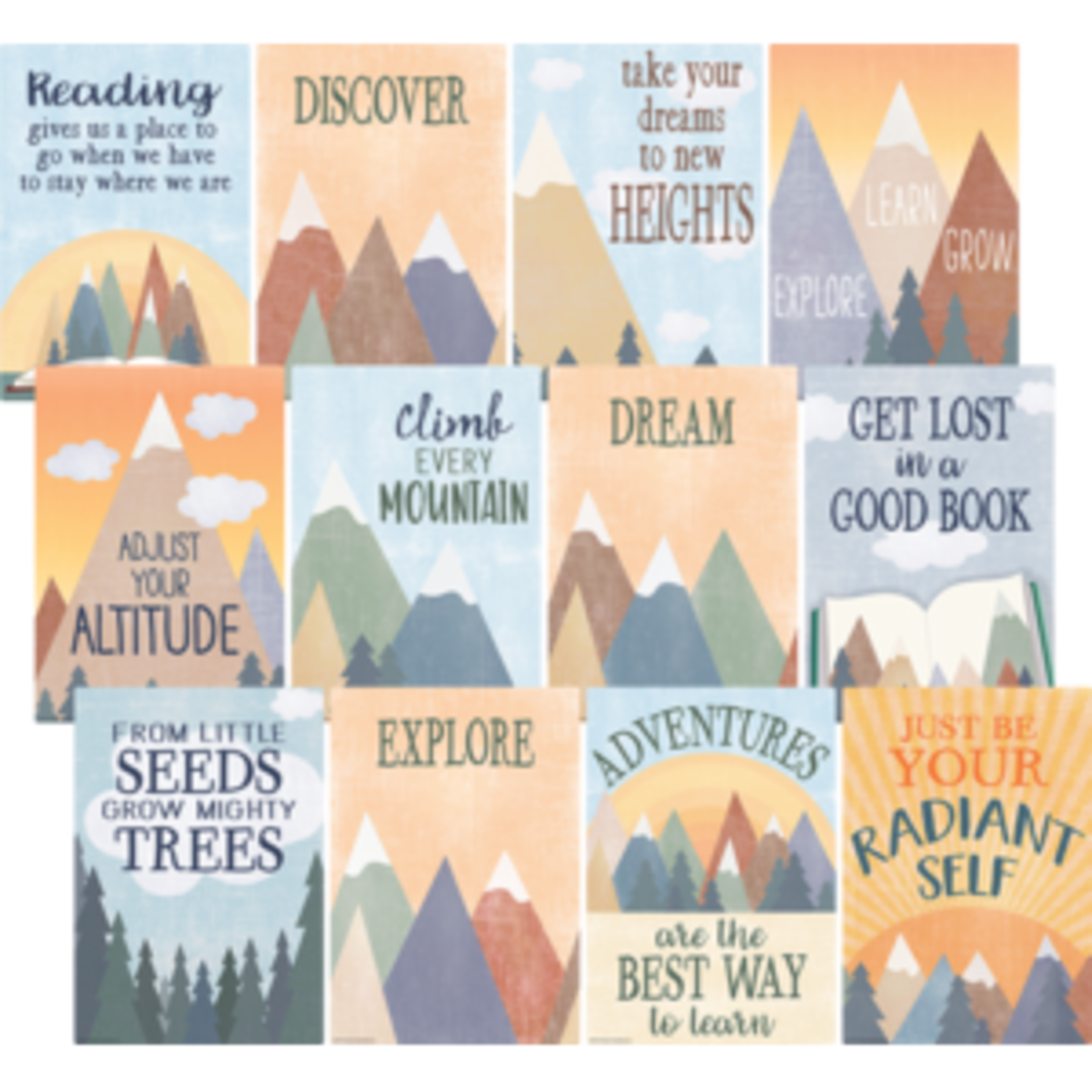 Teacher Created Resources Moving Mountains Small Poster Pack (9172) [TCR7392]