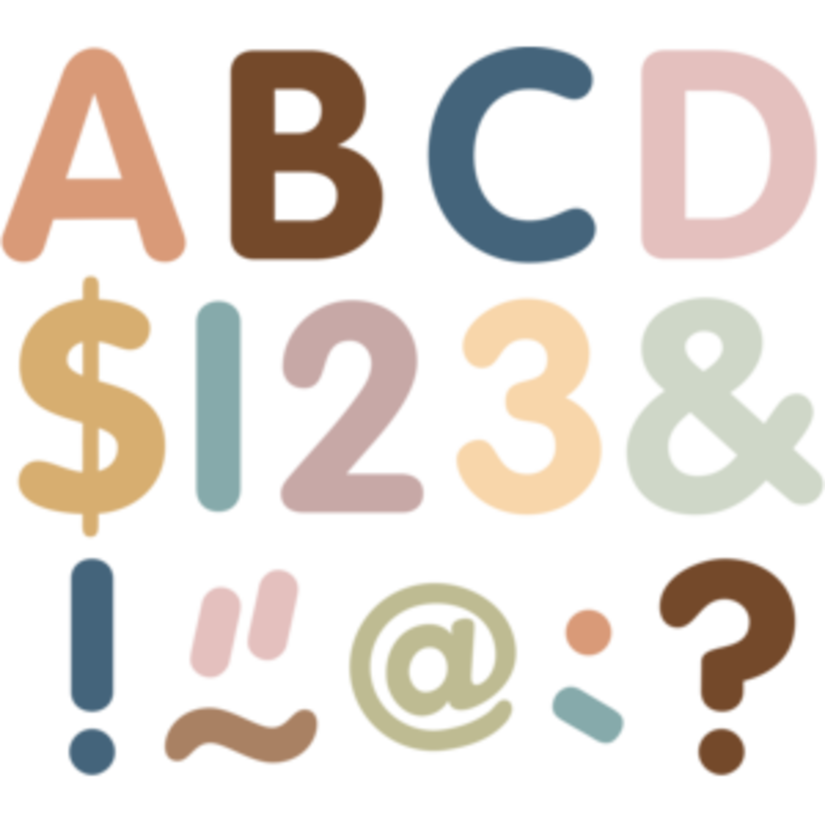 Teacher Created Resources Everyone is Welcome 2" Classic Letters Uppercase Pack (9213) [TCR9213A]