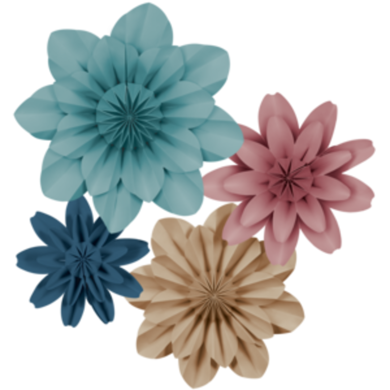 Teacher Created Resources Calming Colors Paper Flowers [TCR8349]