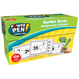Teacher Created Resources Power Pen Learning Cards: Number Bonds - Multiplication & Division