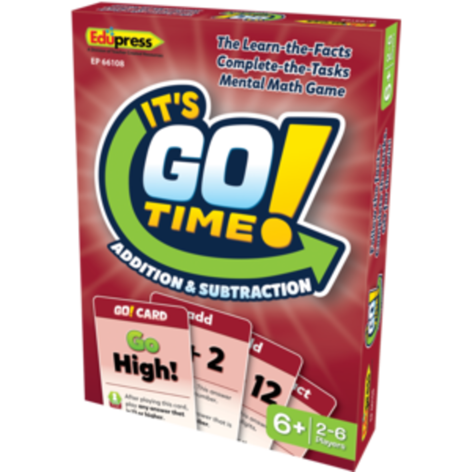 Teacher Created Resources Itâ€™s GO Time!: Addition and Subtraction [TCR66108]