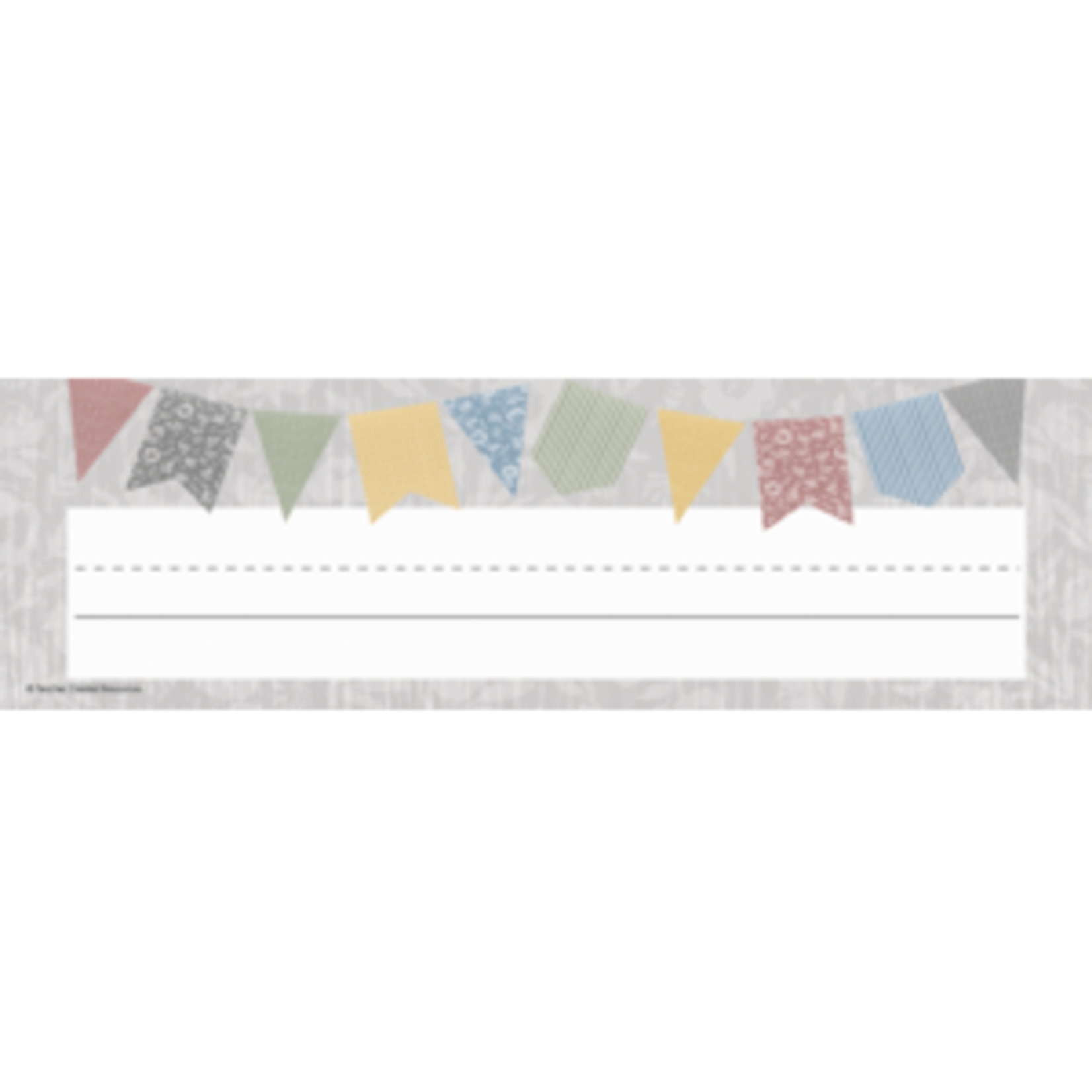 Teacher Created Resources Classroom Cottage Flat Name Plates [TCR7191]