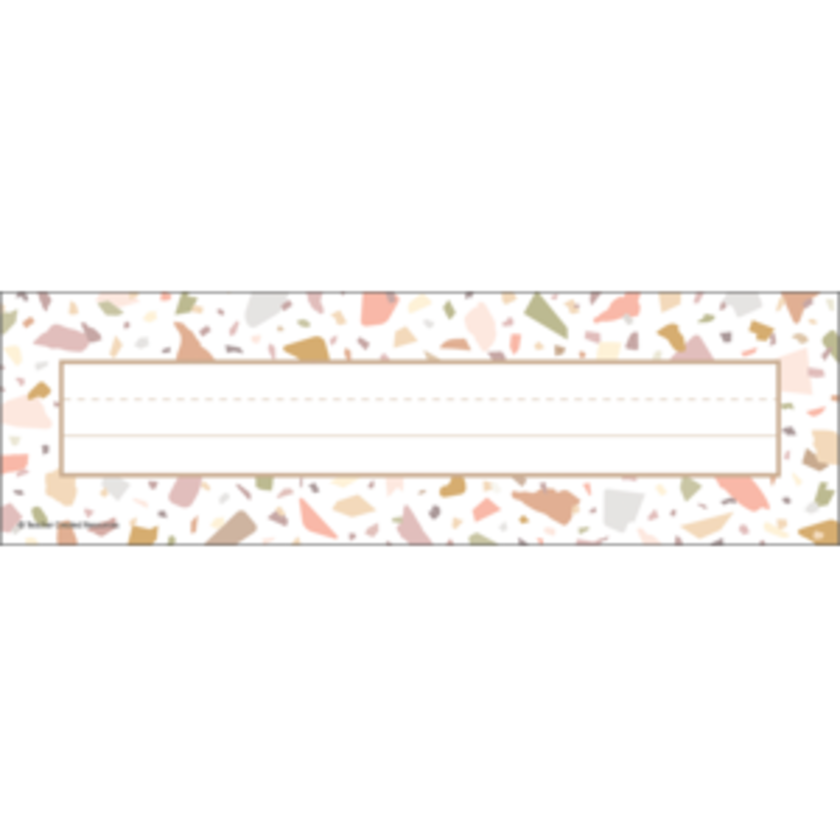 Teacher Created Resources Terrazzo Tones Flat Name Plates [TCR7221]