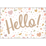 Teacher Created Resources Terrazzo Tones Hello Postcards [TCR7224]
