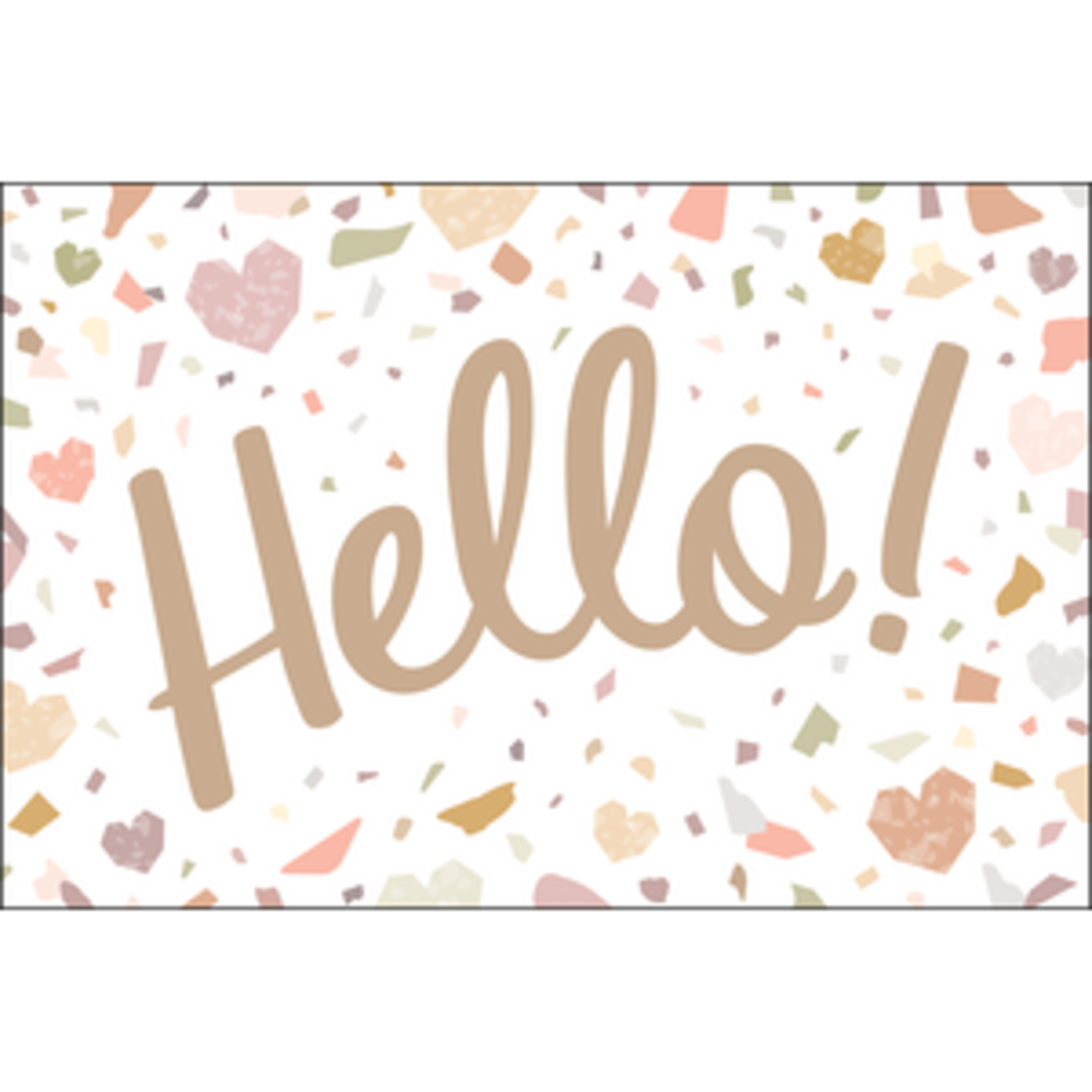 Teacher Created Resources Terrazzo Tones Hello Postcards [TCR7224]