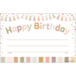 Teacher Created Resources Terrazzo Tones Happy Birthday Awards [TCR7225]