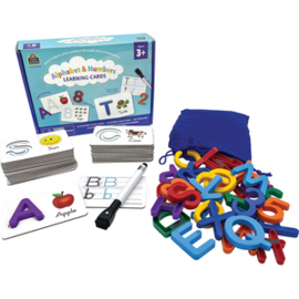 Teacher Created Resources Alphabet & Numbers Learning Cards