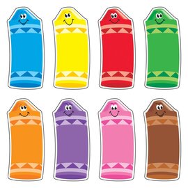 Trend Enterprises Crayon Colors Classic Accents® Variety Pack