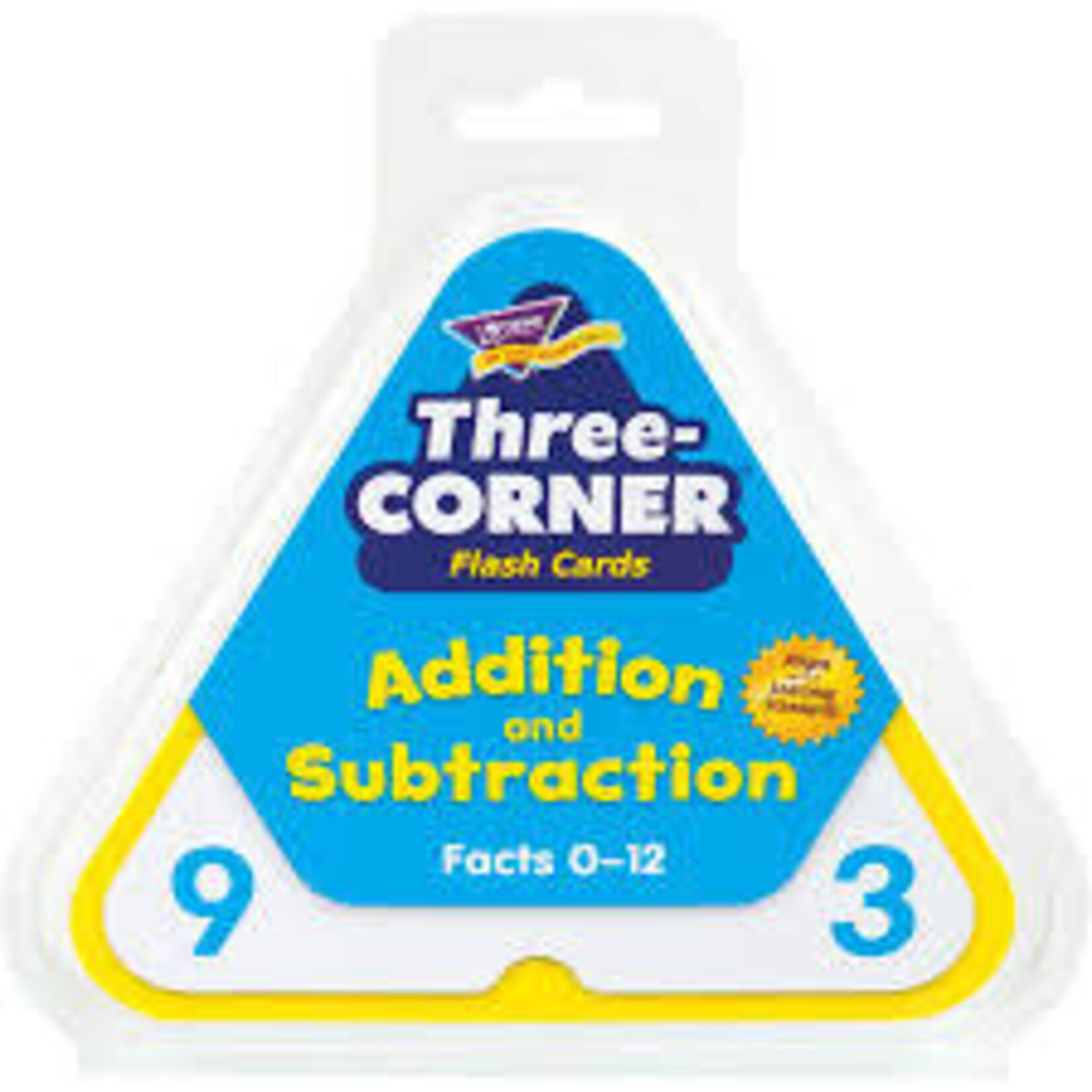 Trend Enterprises Addition and Subtraction Three-Corner Flash Cards [T1670]