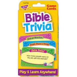 Trend Enterprises Bible Trivia Challenge Cards