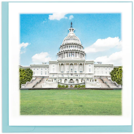 QUILLING CARDS, INC Quilled Capitol Building Greeting Card