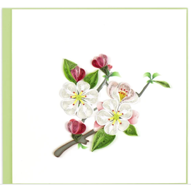 QUILLING CARDS, INC Quilled Apple Blossom All Occasion Greeting Card