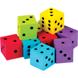 Teacher Created Resources Colorful Dice 20-Pack