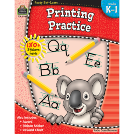 Teacher Created Resources Ready-Set-Learn: Printing Practice Grd K-1
