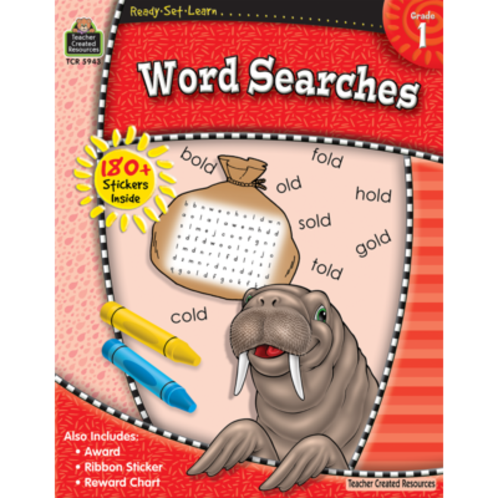 Teacher Created Resources Ready-Set-Learn: Word Searches Grd 1 [TCR5943]