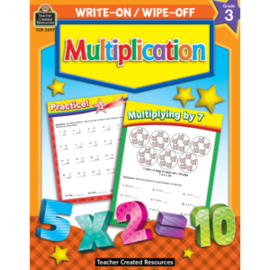 Teacher Created Resources Multiplication Write-On Wipe-Off Book