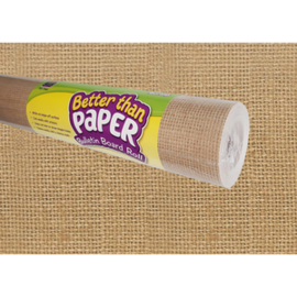 Teacher Created Resources Better Than Paper Bulletin Board Roll - Burlap