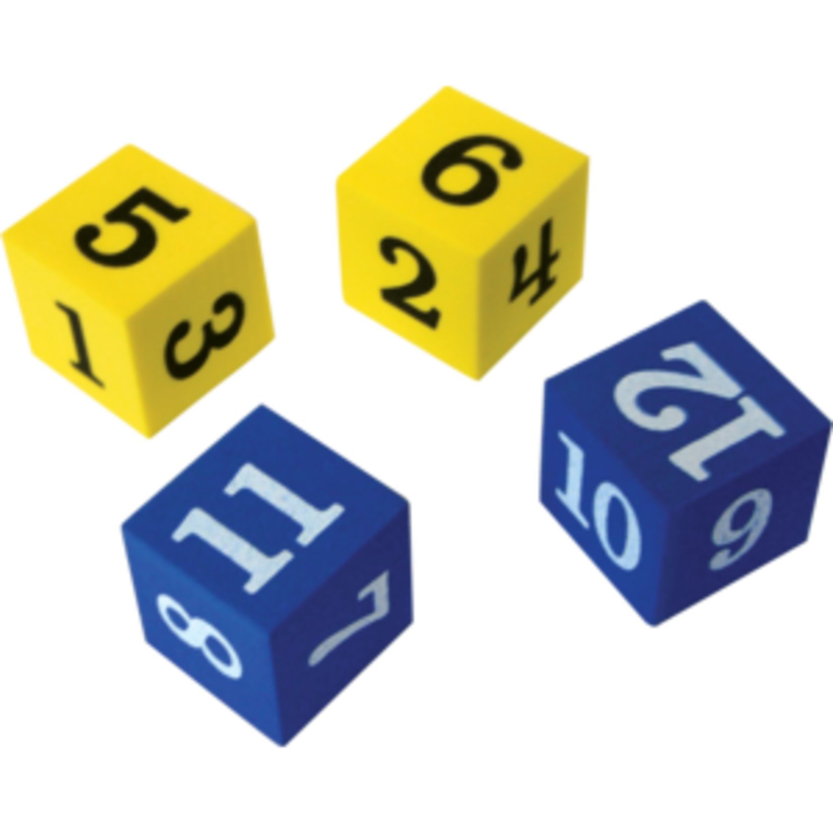 Teacher Created Resources FOAM NUMBERED DICE NUMERALS 1-12 [TCR20609]