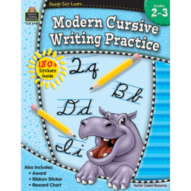 Teacher Created Resources Ready-Set-Learn: Modern Cursive Writing Practice Grd 2-3