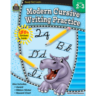 Teacher Created Resources Ready-Set-Learn: Modern Cursive Writing Practice Grd 2-3