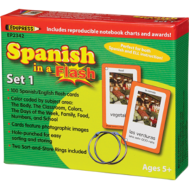 Teacher Created Resources Spanish in a Flash Cards Set 1