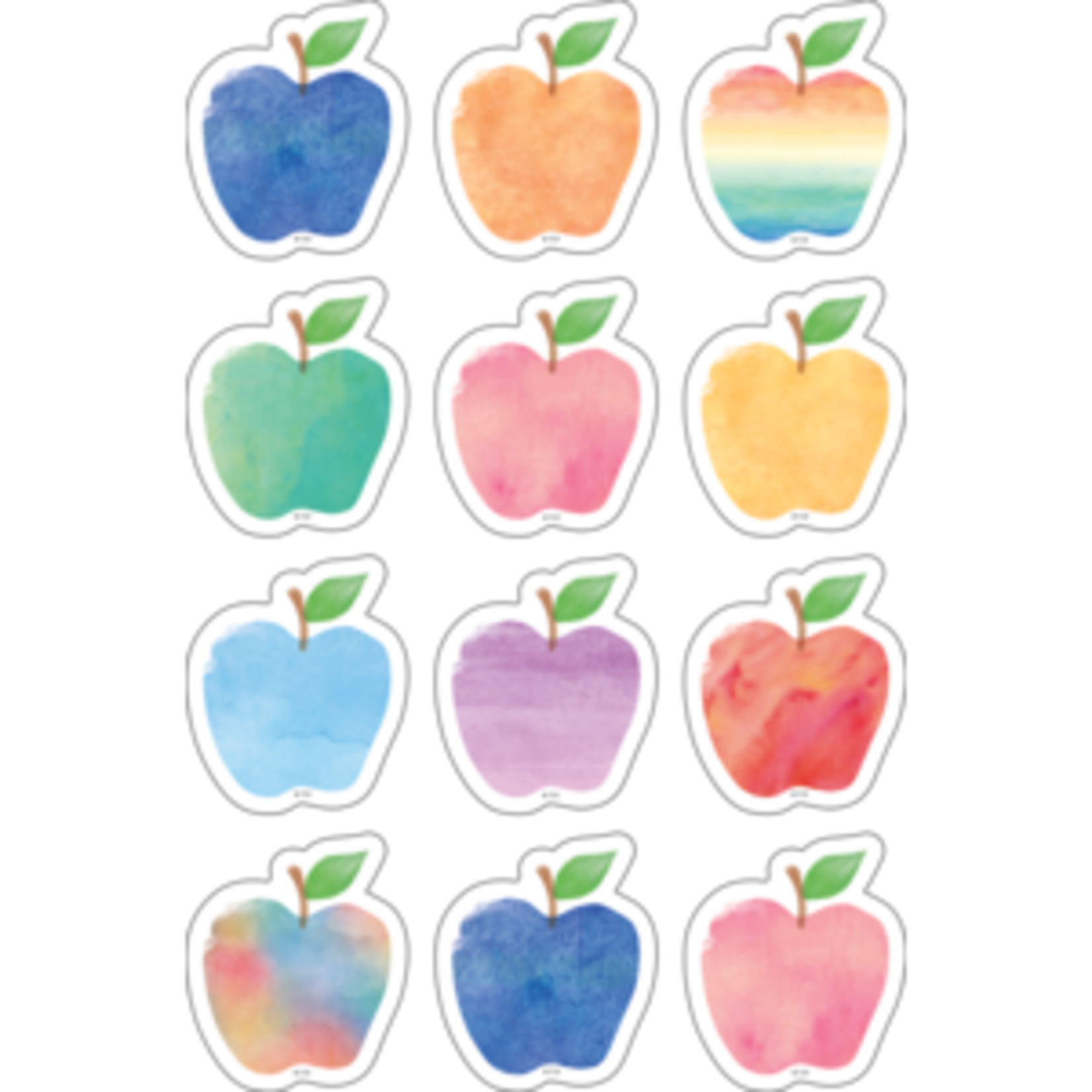 Teacher Created Resources Watercolor Apples Mini Accents [TCR5635]