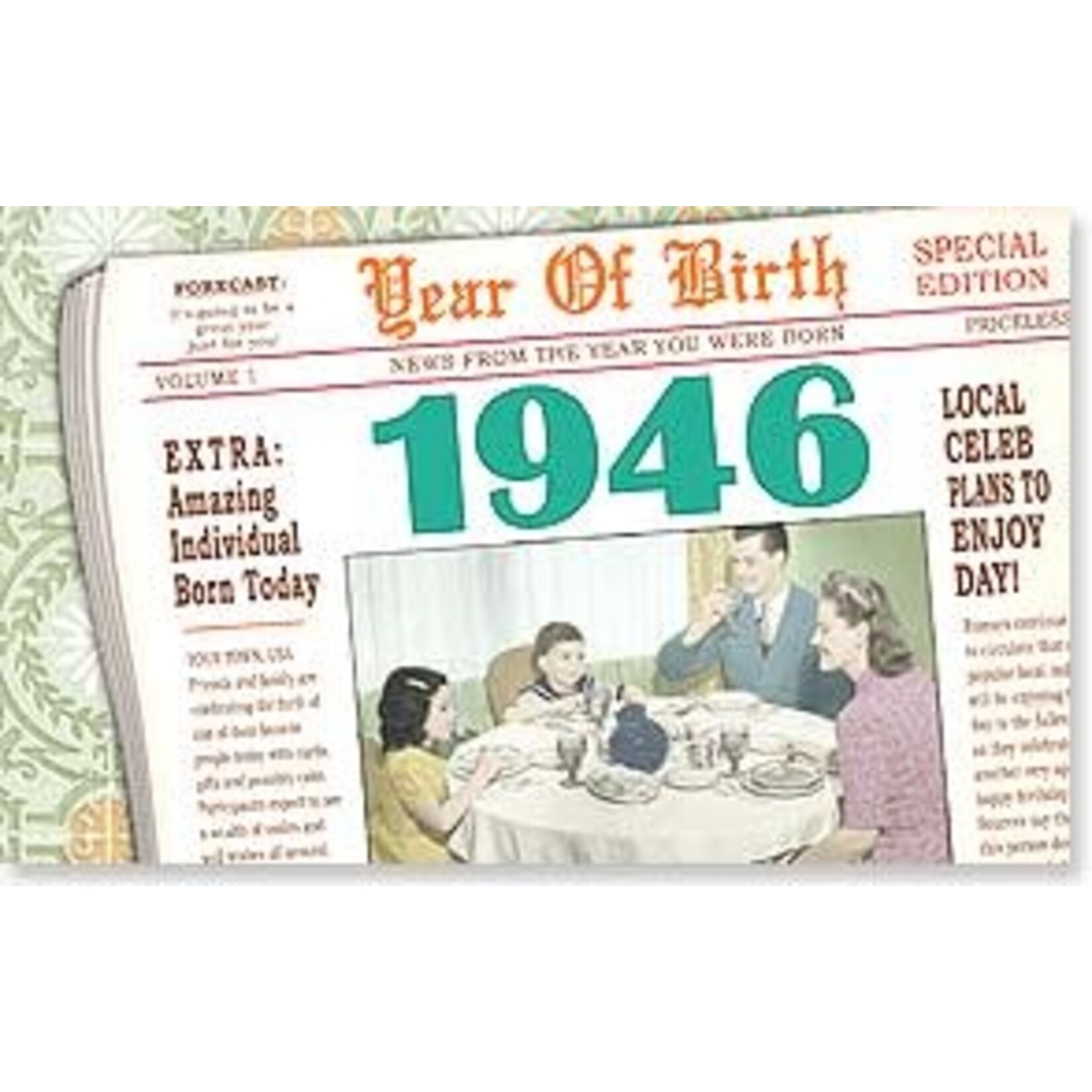 LEANIN TREE Year of Birth Cards 1946 [YOB42247]