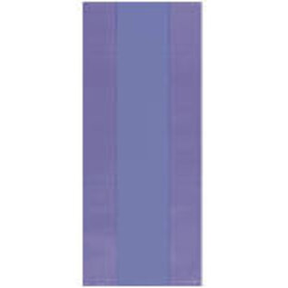 AMSCAN LARGE PARTY BAGS LAVENDER - 25 COUNT