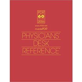 THOMSON PDR Physicians Desk Reference (PDR) 60th Edition 2006 - FINAL SALE