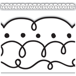 Teacher Created Resources Squiggles and Dots Die-Cut Border Trim [TCR8340]